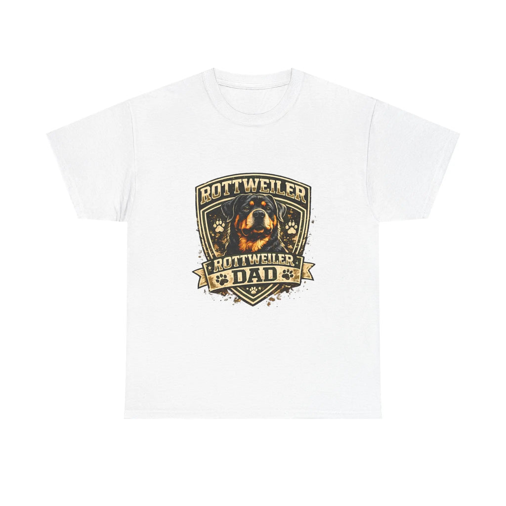 Rottweiler Dad T-Shirt — Proud Rottweiler Owner Tee, Dog Dad Gift