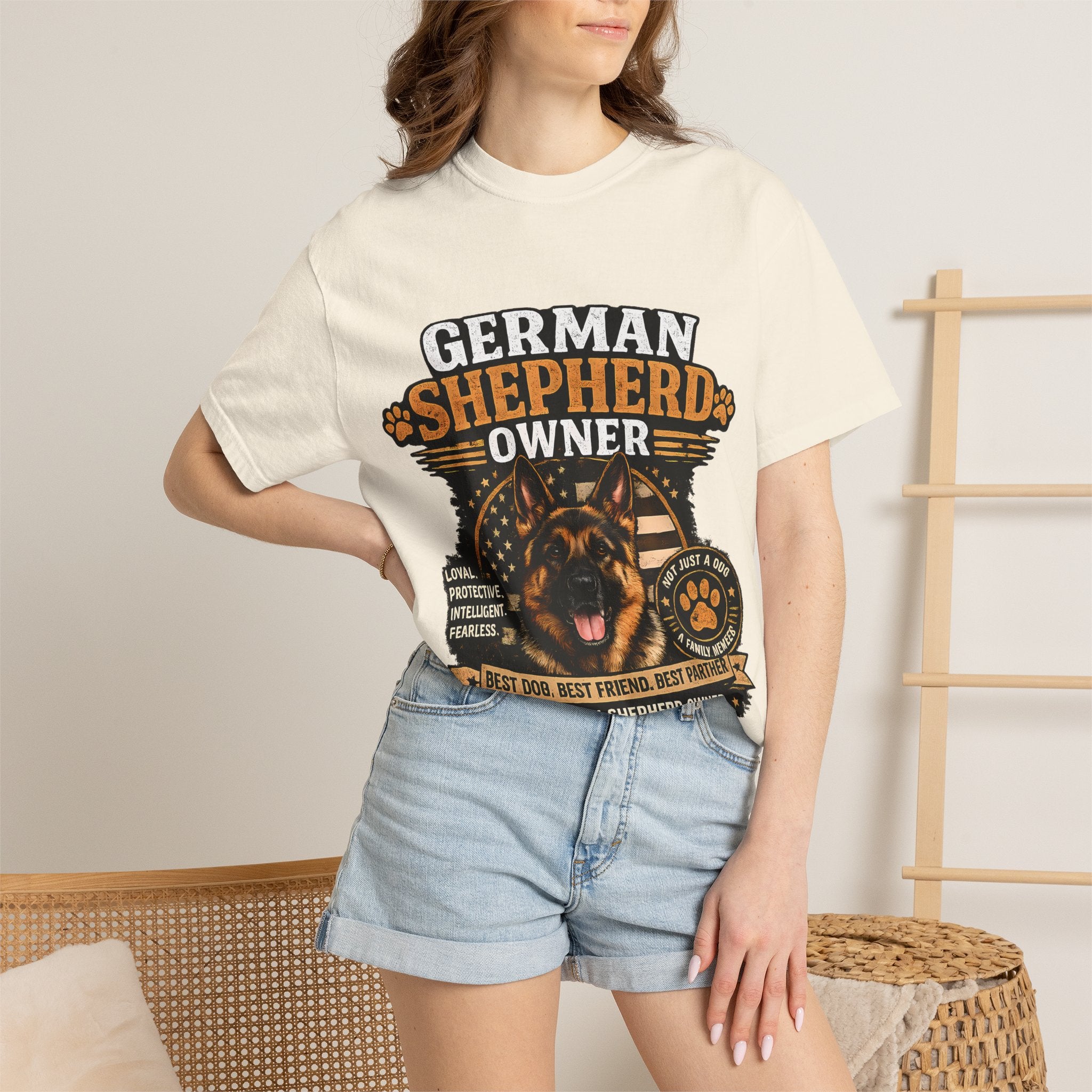German Shepherd Owner T-Shirt — Proud Dog Dad/Mom Graphic Tee