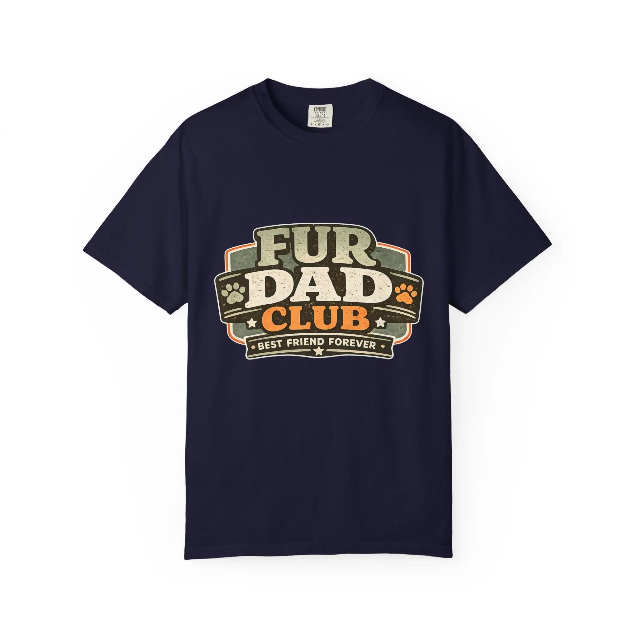 Fur Dad Club T-Shirt — Best Friend Forever Pet Dad Tee Printify