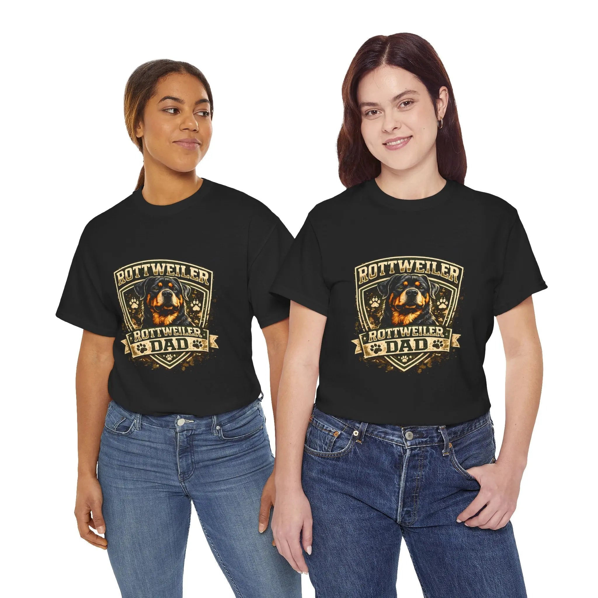 Rottweiler Dad T-Shirt — Proud Rottweiler Owner Tee, Dog Dad Gift