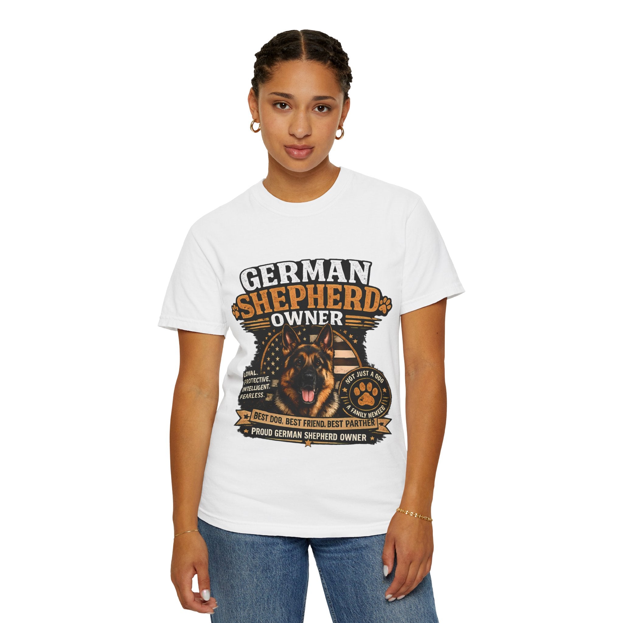 German Shepherd Owner T-Shirt — Proud Dog Dad/Mom Graphic Tee