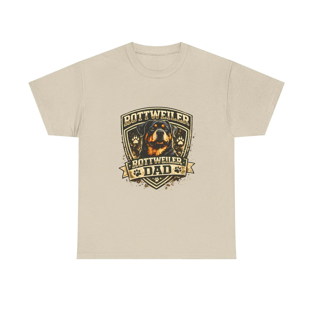 Rottweiler Dad T-Shirt — Proud Rottweiler Owner Tee, Dog Dad Gift
