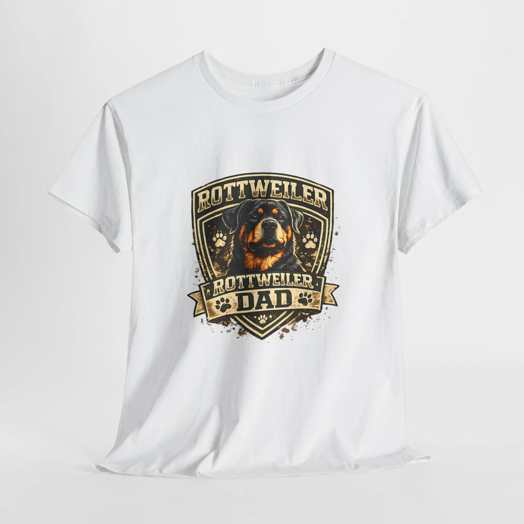 Rottweiler Dad T-Shirt — Proud Rottweiler Owner Tee, Dog Dad Gift