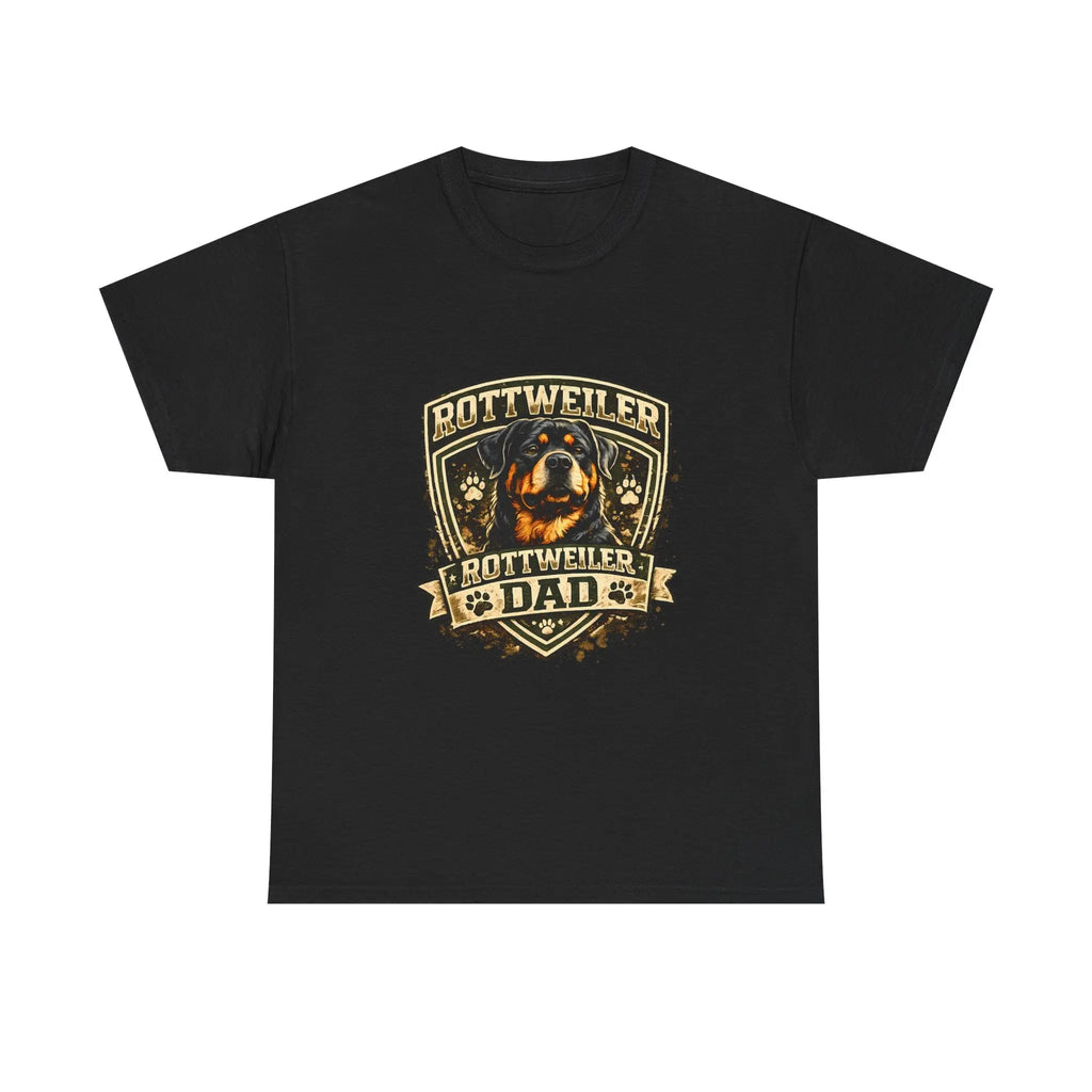Rottweiler Dad T-Shirt — Proud Rottweiler Owner Tee, Dog Dad Gift