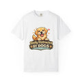 Dog Lover T-Shirt - "Easily Distracted By Dogs" Cute Golden Retriever Tee
