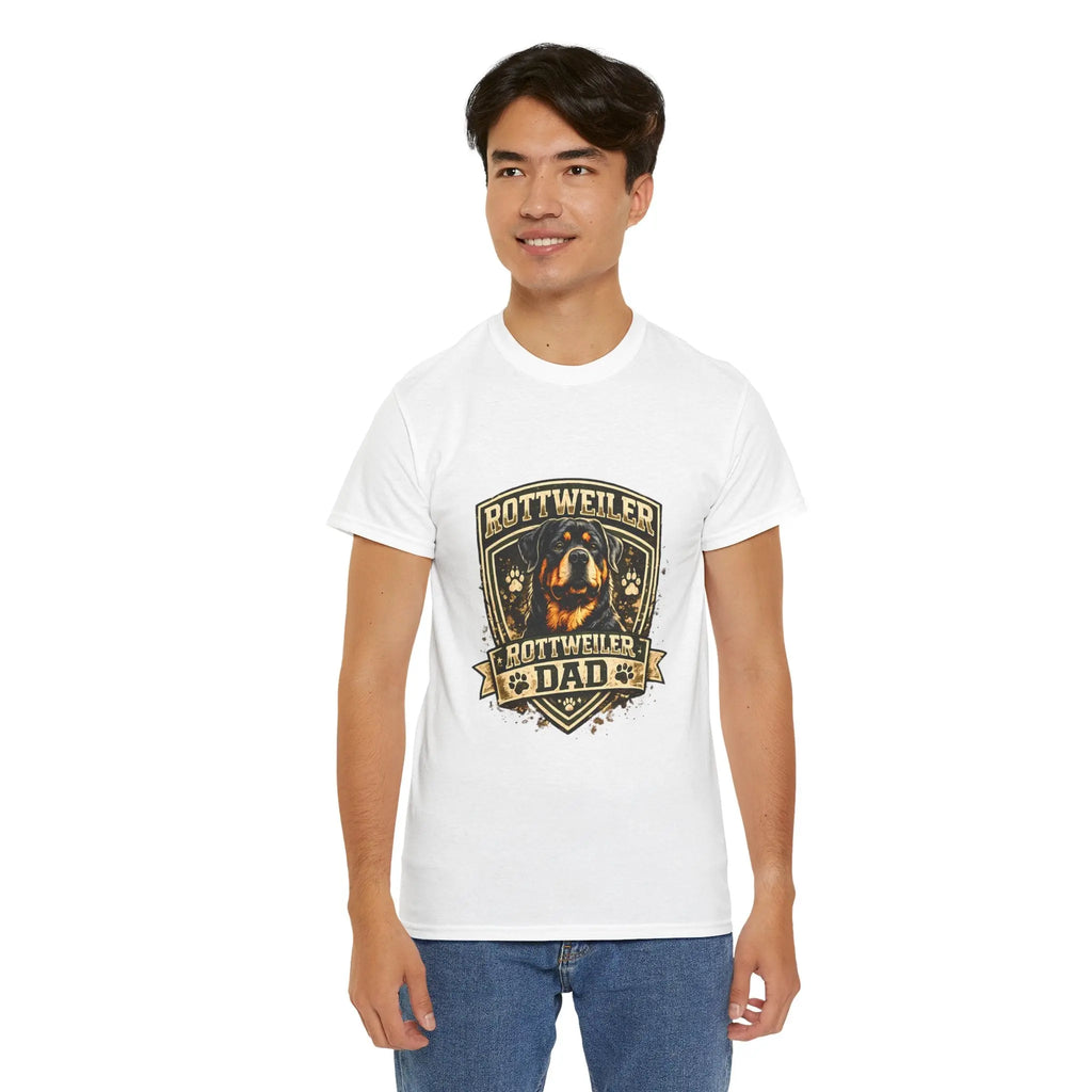Rottweiler Dad T-Shirt — Proud Rottweiler Owner Tee, Dog Dad Gift