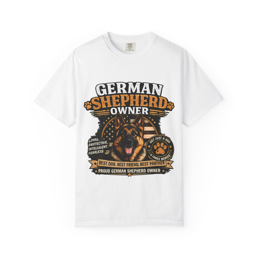 German Shepherd Owner T-Shirt — Proud Dog Dad/Mom Graphic Tee