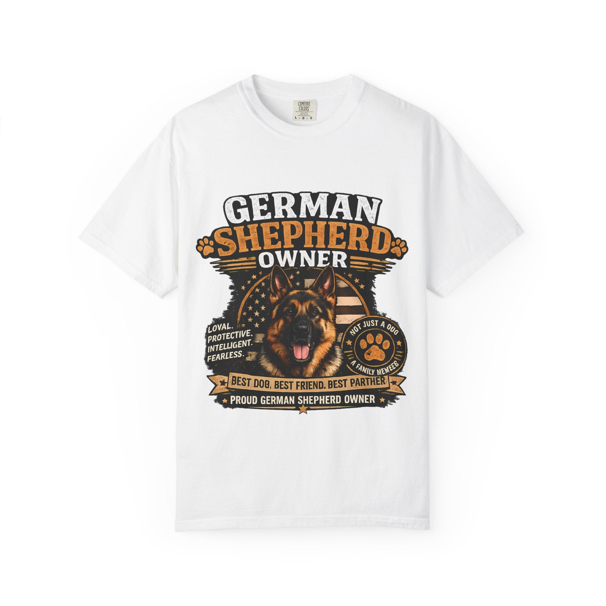 German Shepherd Owner T-Shirt — Proud Dog Dad/Mom Graphic Tee