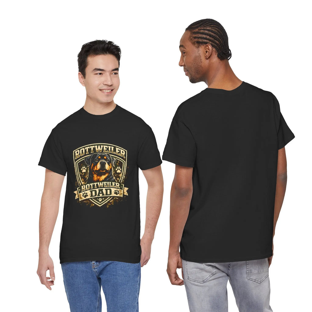 Rottweiler Dad T-Shirt — Proud Rottweiler Owner Tee, Dog Dad Gift