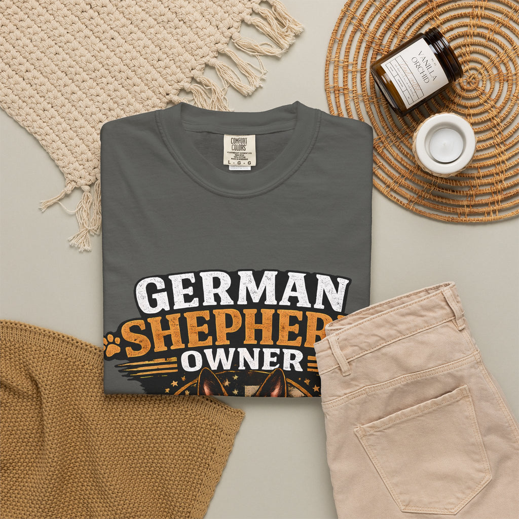 German Shepherd Owner T-Shirt — Proud Dog Dad/Mom Graphic Tee