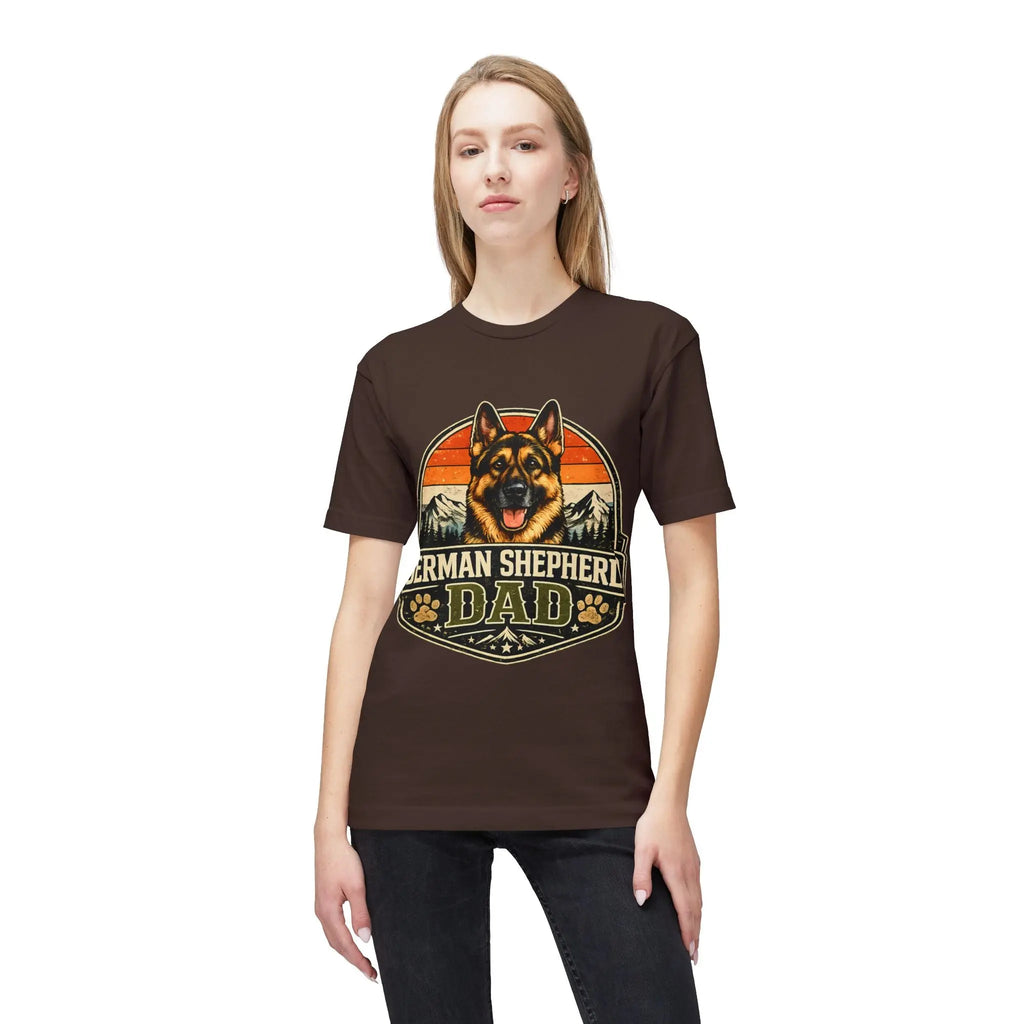German Shepherd Dad T-Shirt — Vintage Pet Dad Tee
