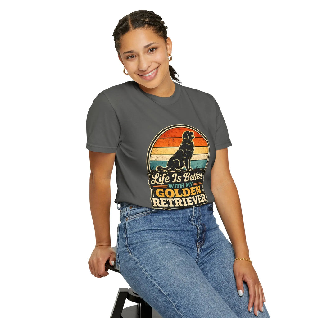 Life Is Better With My Golden Retriever T-Shirt