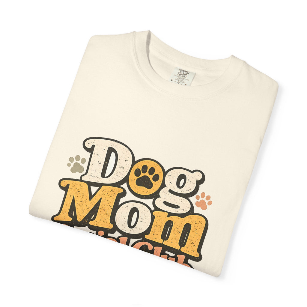 Dog Mom Social Club T-Shirt — Cute Paw Print Graphic Tee for Dog Lovers Printify