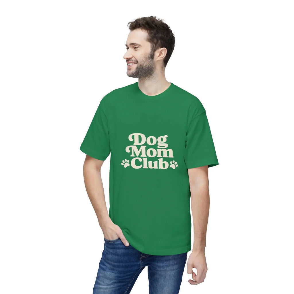 Dog Mom Club T-Shirt — Cute Paw Print Graphic Tee for Dog Lovers Printify