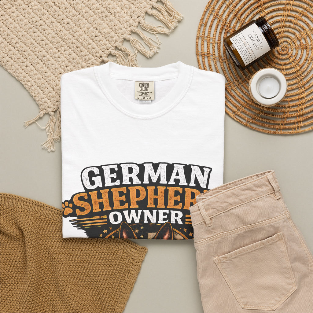 German Shepherd Owner T-Shirt — Proud Dog Dad/Mom Graphic Tee
