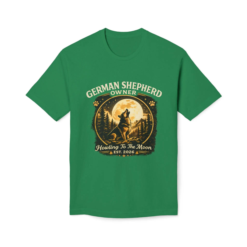 Howling to the Moon German Shepherd T-Shirt — Dog Owner Gift Printify