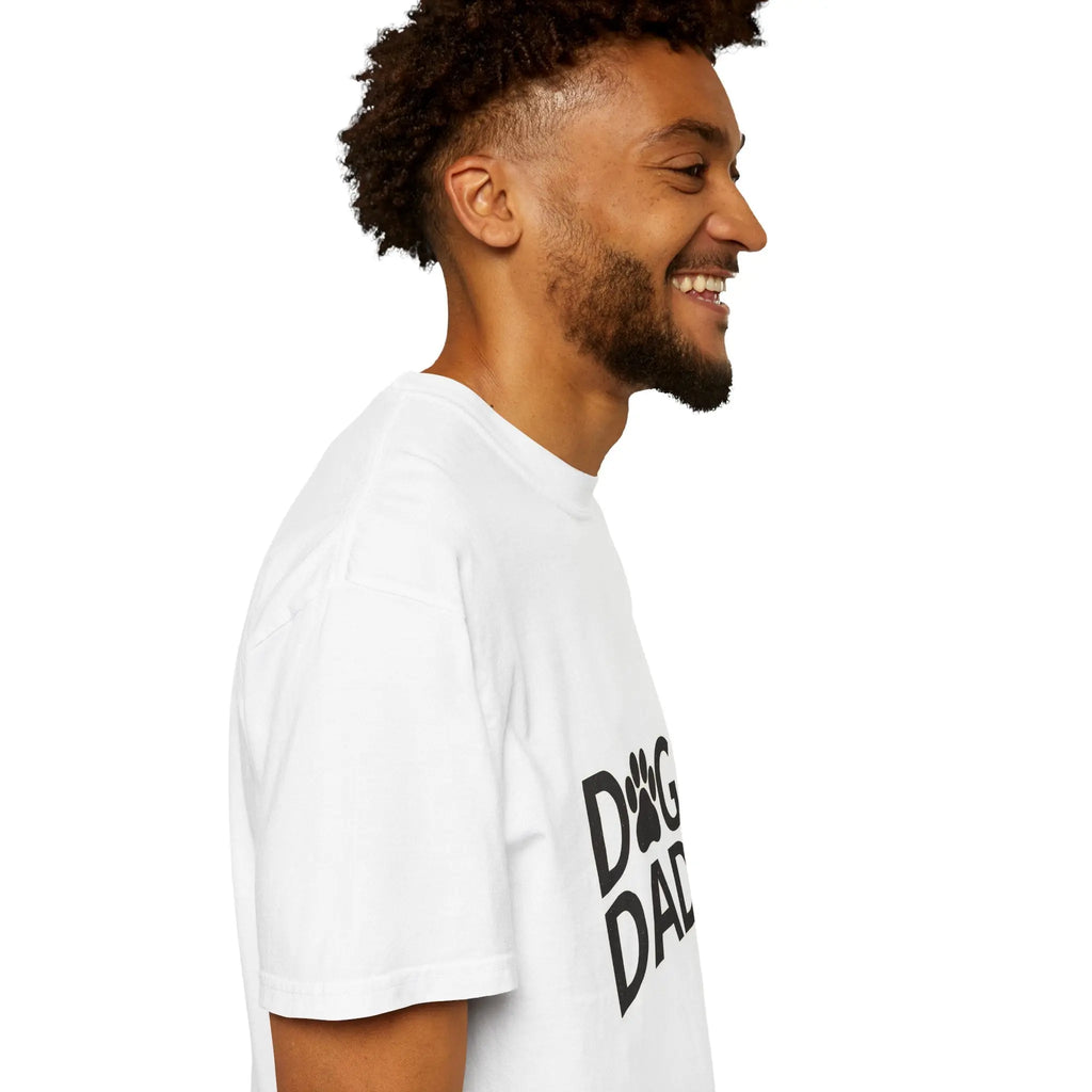 Dog Dad T-Shirt — Paw Print Graphic Tee for Dog Lovers