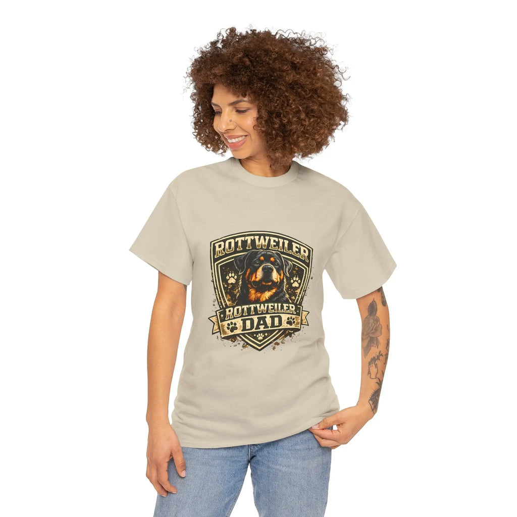 Rottweiler Dad T-Shirt — Proud Rottweiler Owner Tee, Dog Dad Gift