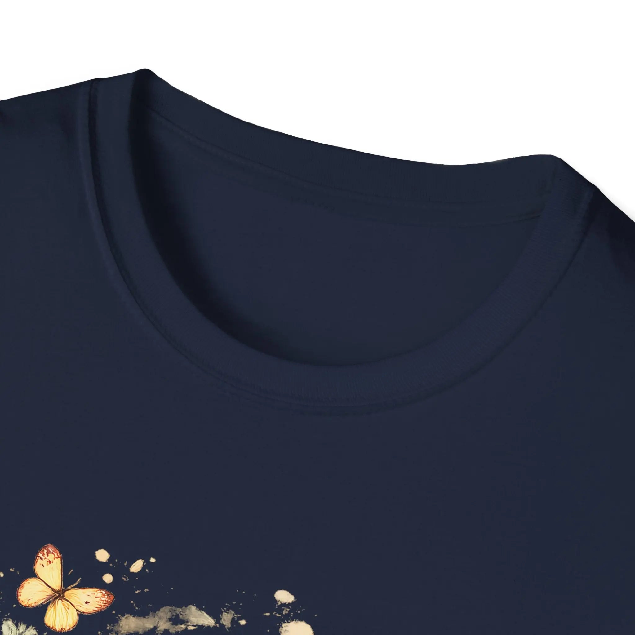 Golden Retriever Floral T-Shirt — Cute Dog with Butterflies Design Printify