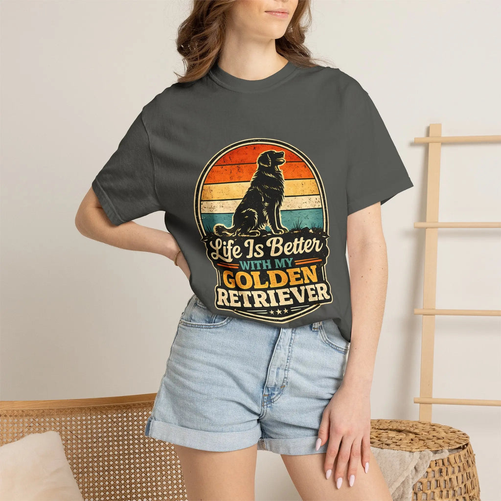 Life Is Better With My Golden Retriever T-Shirt