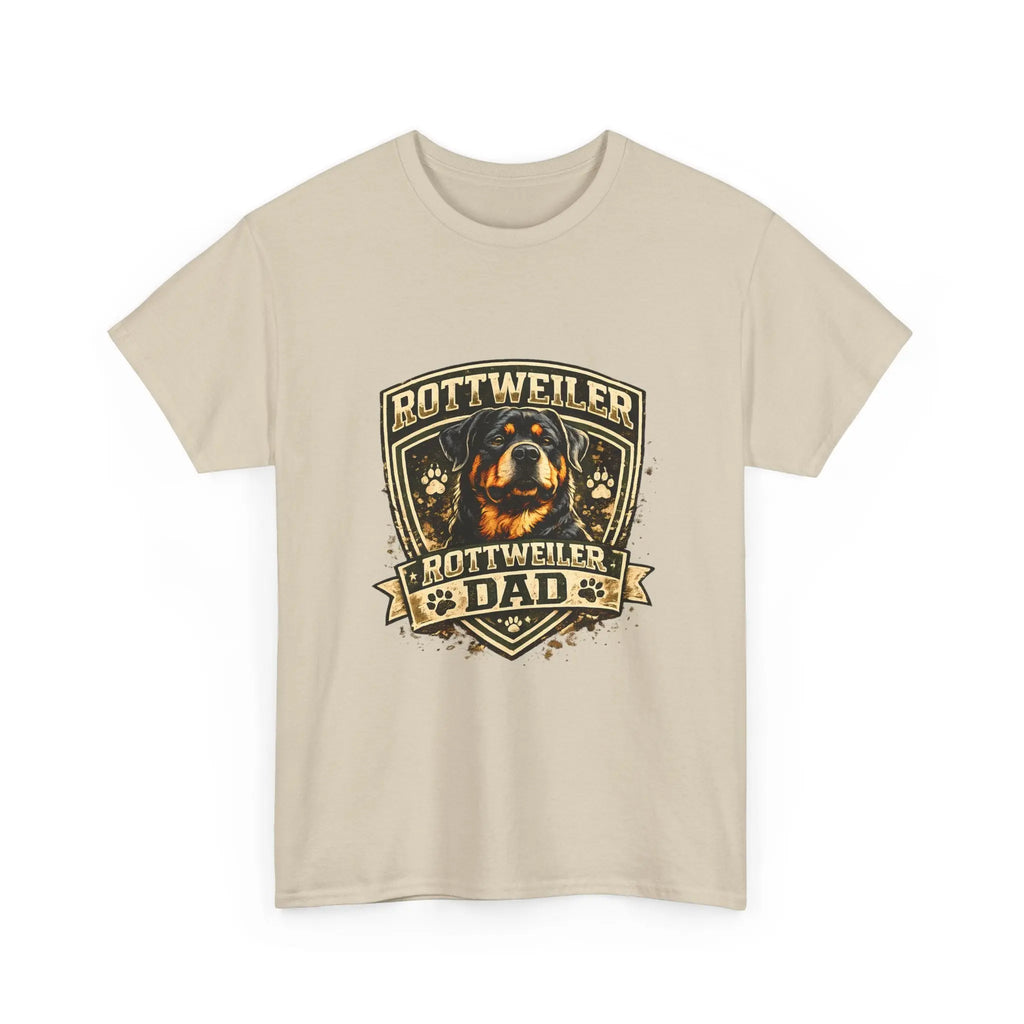 Rottweiler Dad T-Shirt — Proud Rottweiler Owner Tee, Dog Dad Gift