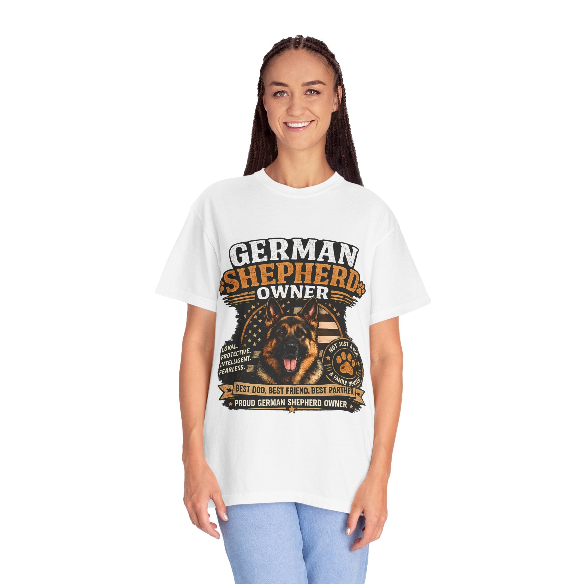 German Shepherd Owner T-Shirt — Proud Dog Dad/Mom Graphic Tee