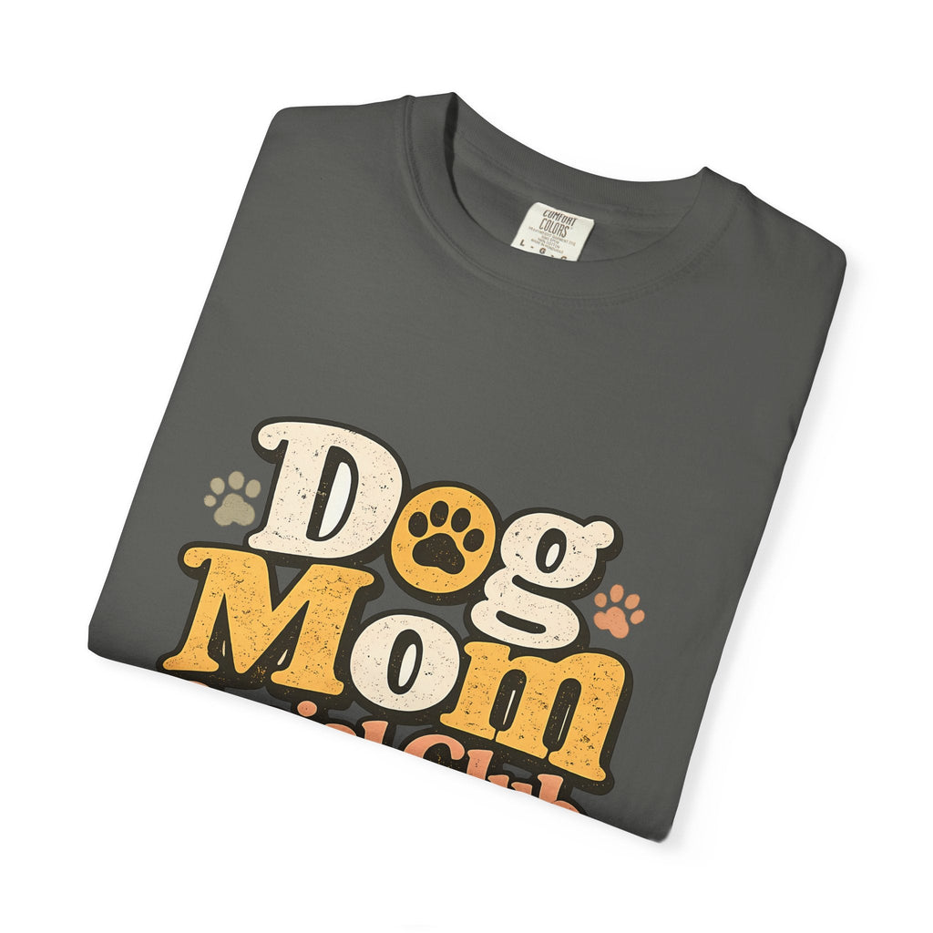 Dog Mom Social Club T-Shirt — Cute Paw Print Graphic Tee for Dog Lovers Printify