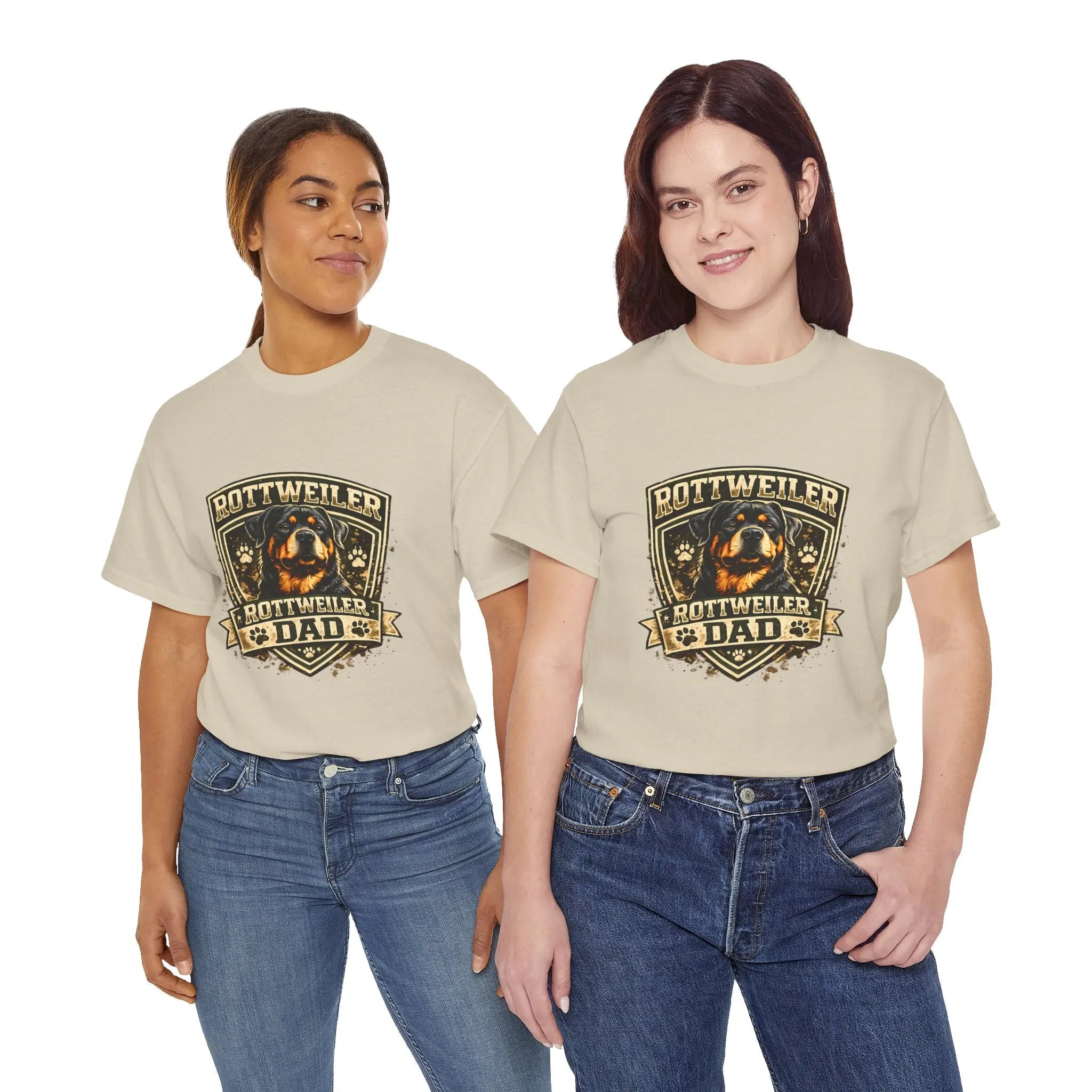Rottweiler Dad T-Shirt — Proud Rottweiler Owner Tee, Dog Dad Gift