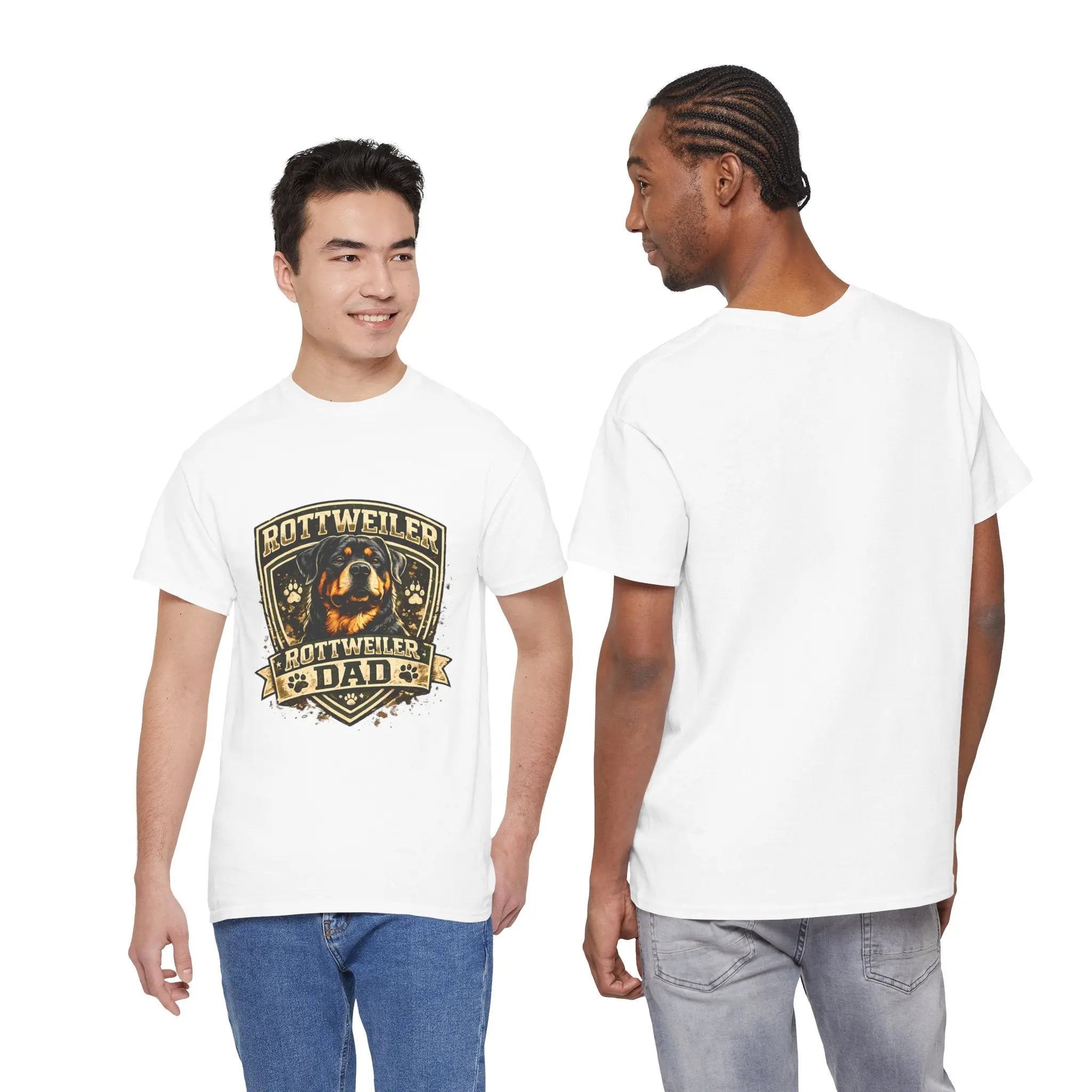 Rottweiler Dad T-Shirt — Proud Rottweiler Owner Tee, Dog Dad Gift