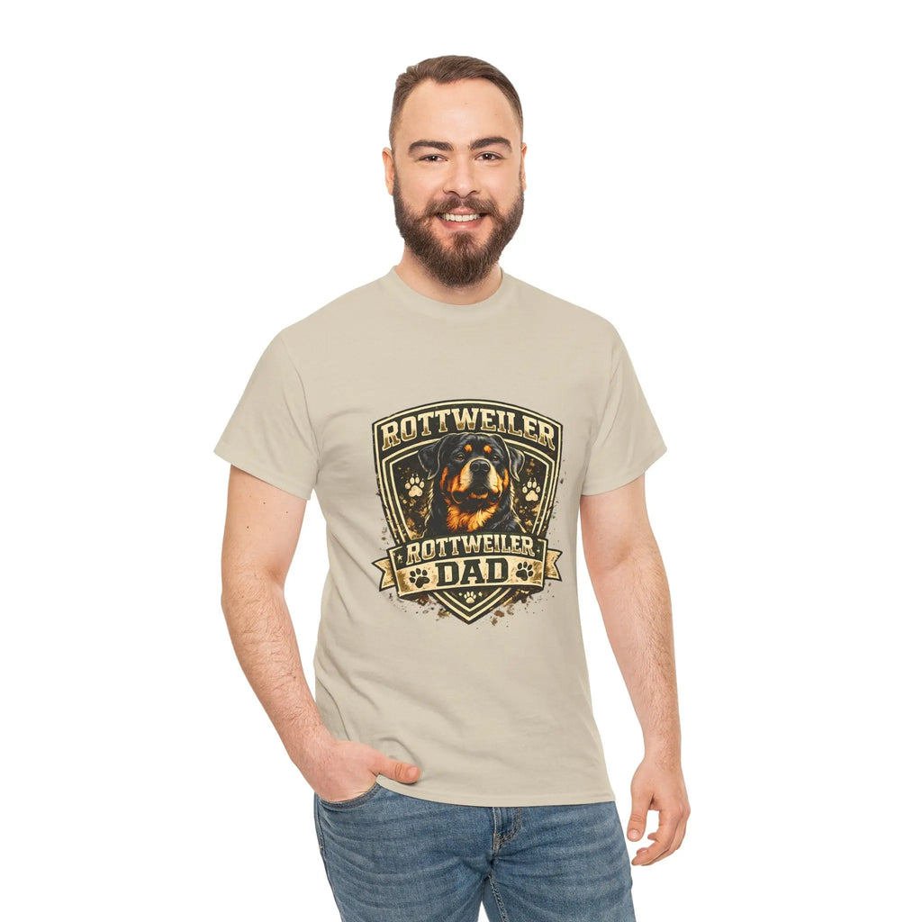Rottweiler Dad T-Shirt — Proud Rottweiler Owner Tee, Dog Dad Gift