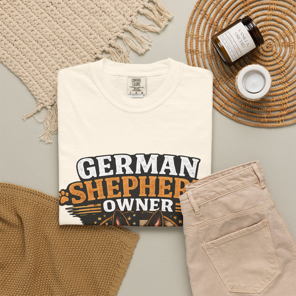 German Shepherd Owner T-Shirt — Proud Dog Dad/Mom Graphic Tee