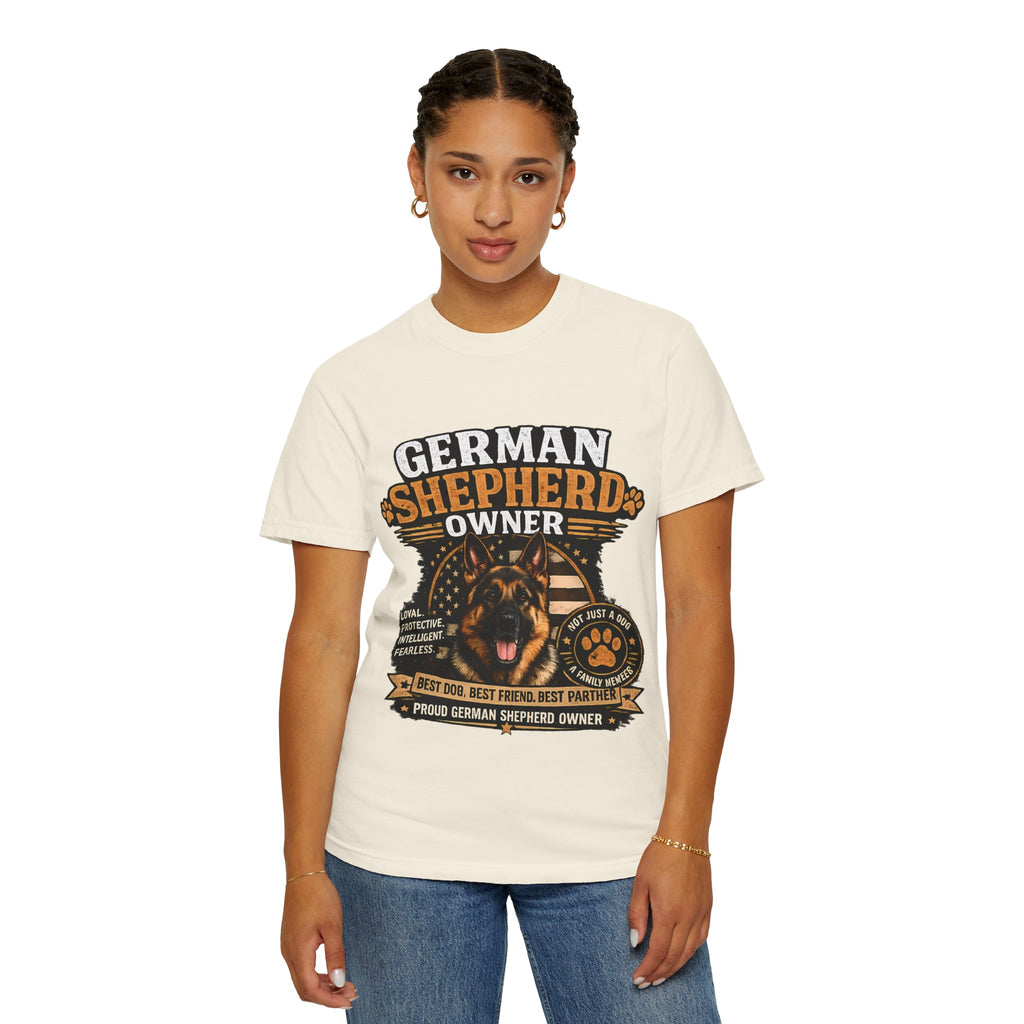 German Shepherd Owner T-Shirt — Proud Dog Dad/Mom Graphic Tee