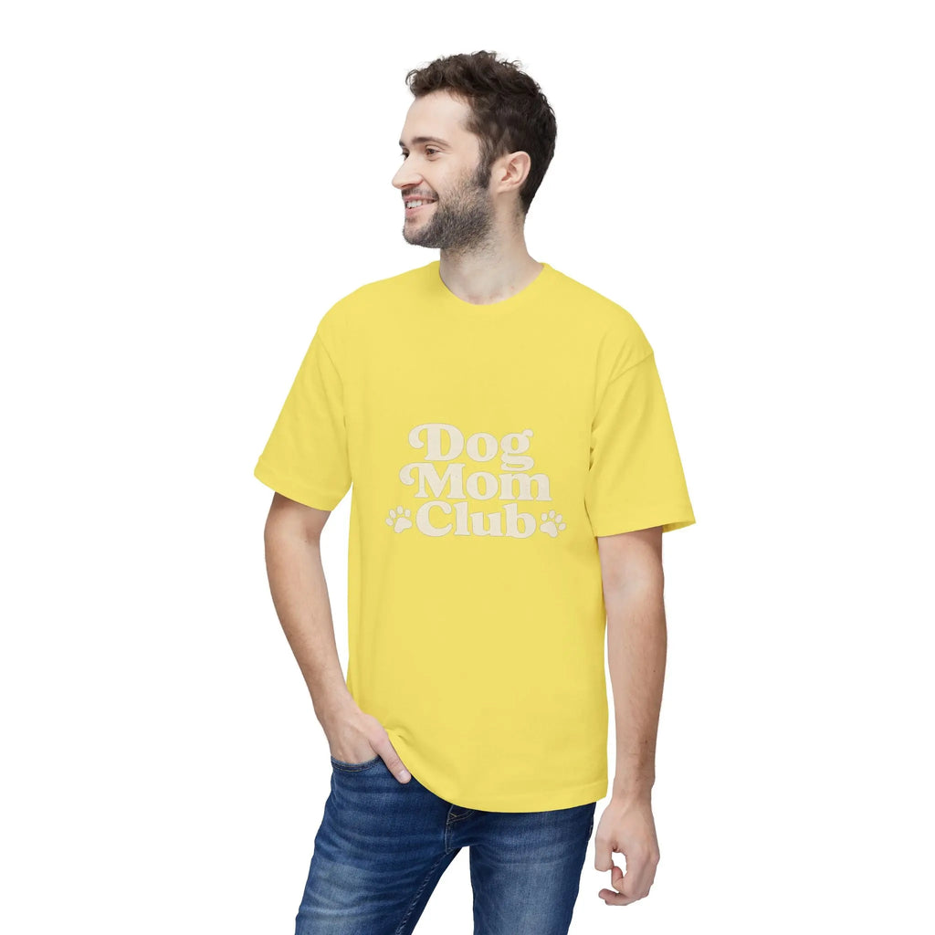 Dog Mom Club T-Shirt — Cute Paw Print Graphic Tee for Dog Lovers Printify