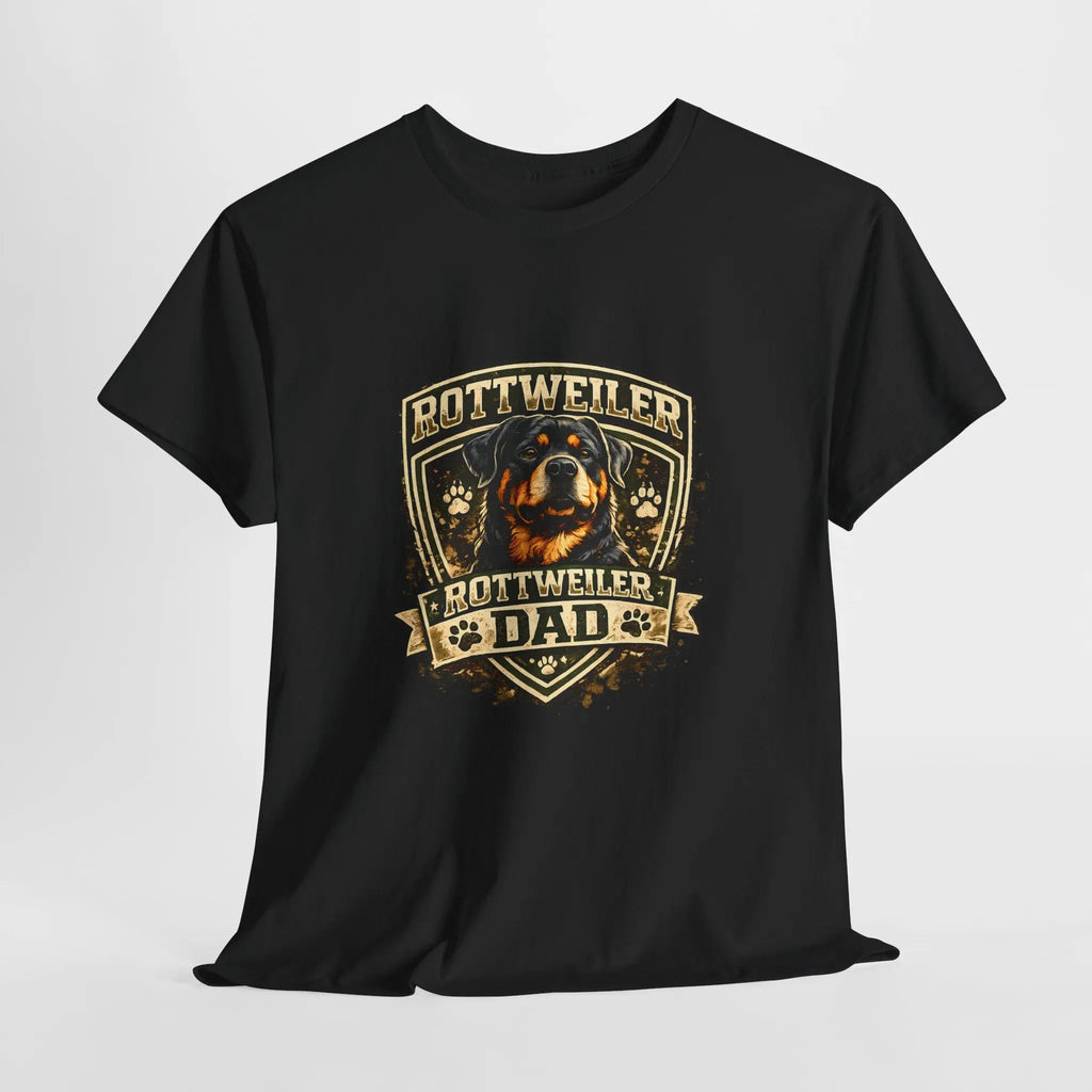 Rottweiler Dad T-Shirt — Proud Rottweiler Owner Tee, Dog Dad Gift