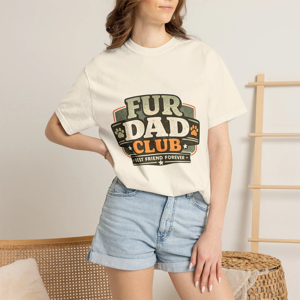 Fur Dad Club T-Shirt — Best Friend Forever Pet Dad Tee Printify