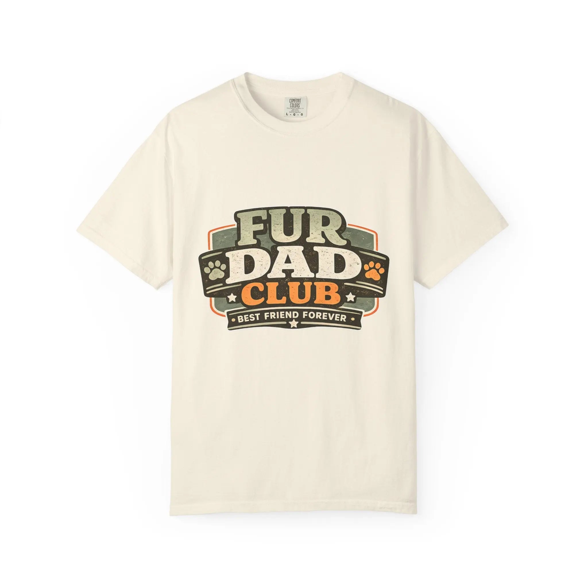Fur Dad Club T-Shirt — Best Friend Forever Pet Dad Tee Printify
