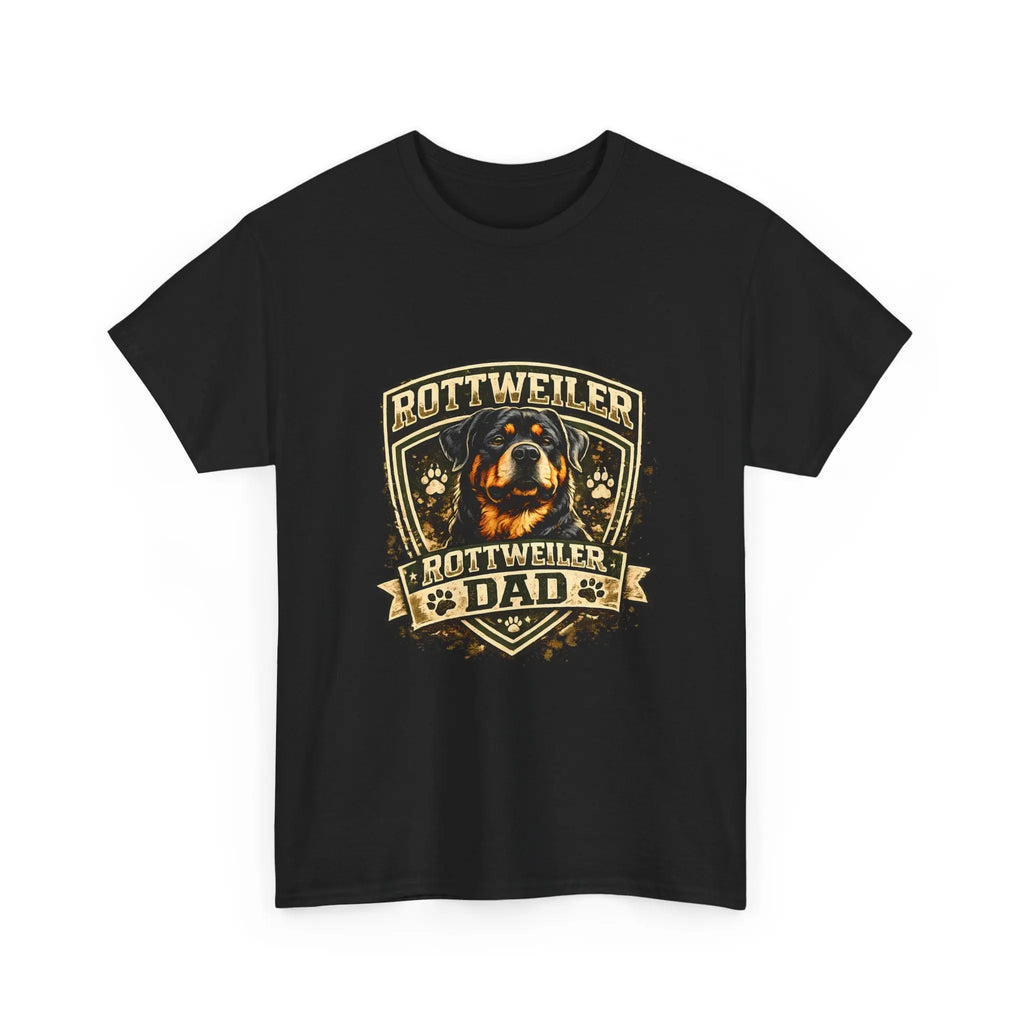 Rottweiler Dad T-Shirt — Proud Rottweiler Owner Tee, Dog Dad Gift