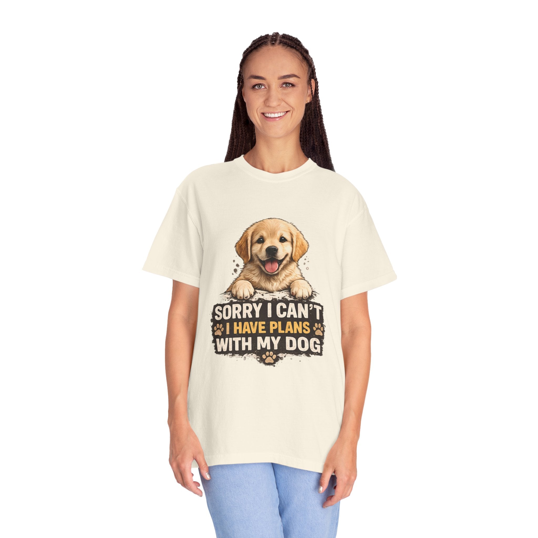 Dog Lover T-Shirt — "Sorry I Can’t, I Have Plans With My Dog" Graphic Tee