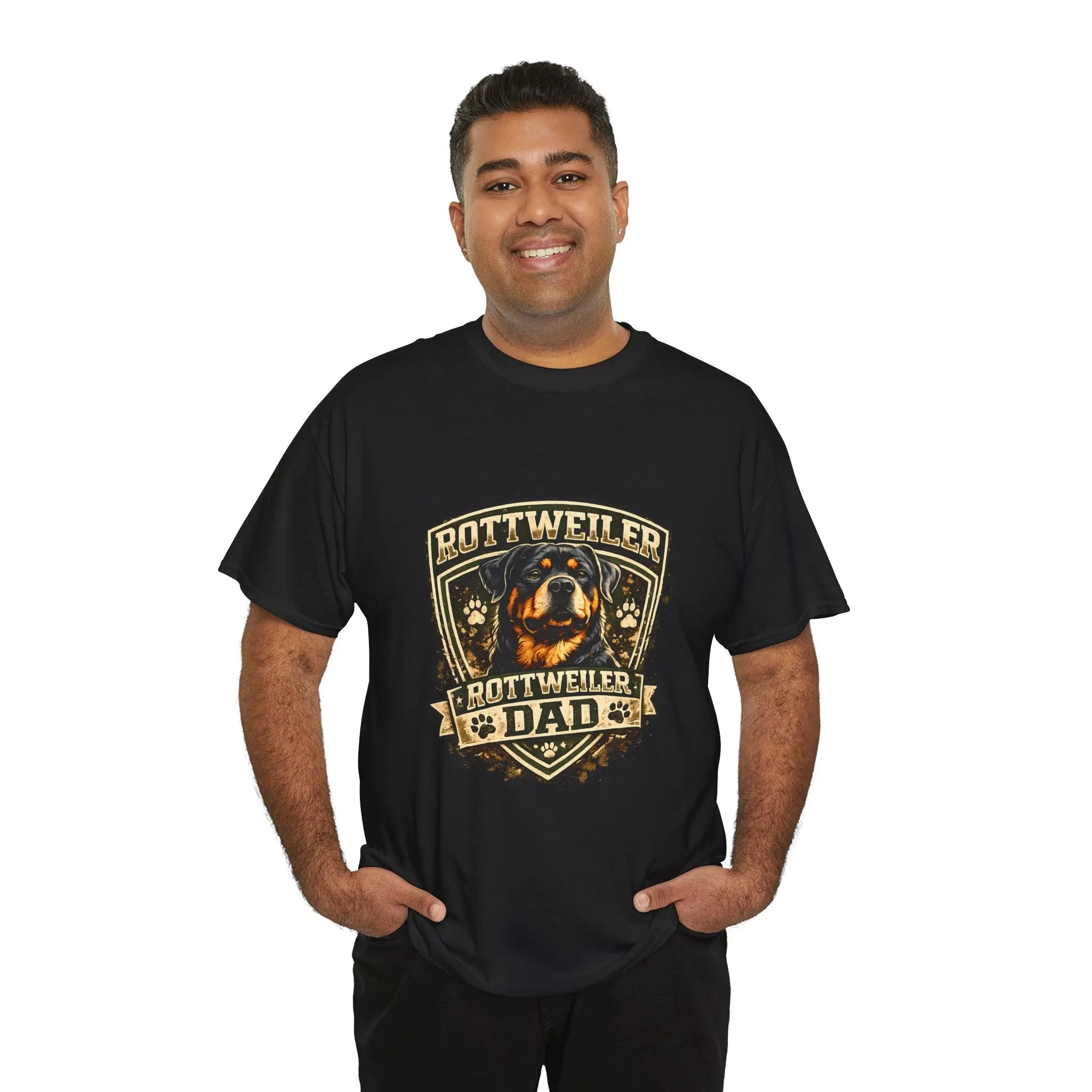 Rottweiler Dad T-Shirt — Proud Rottweiler Owner Tee, Dog Dad Gift