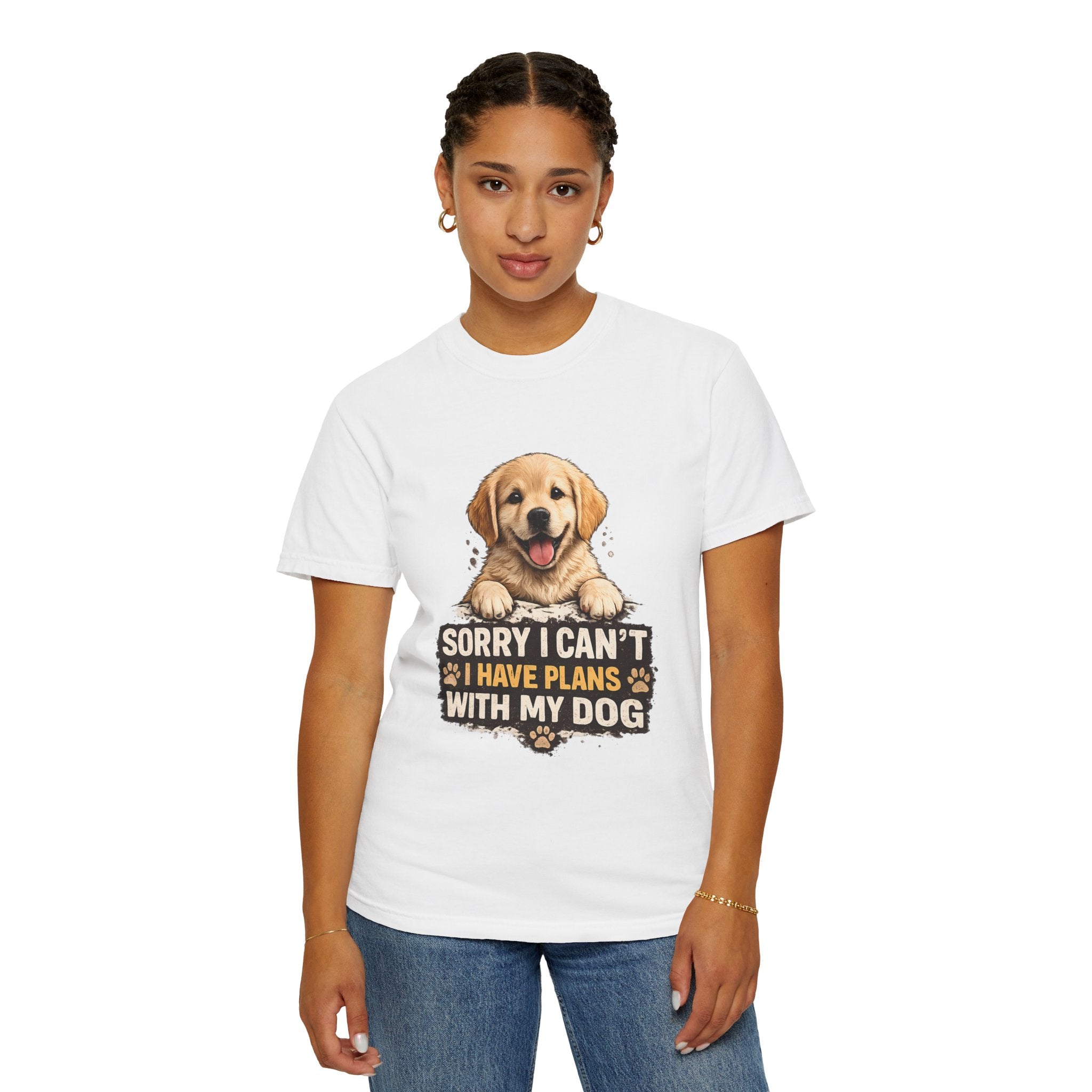 Dog Lover T-Shirt — "Sorry I Can’t, I Have Plans With My Dog" Graphic Tee