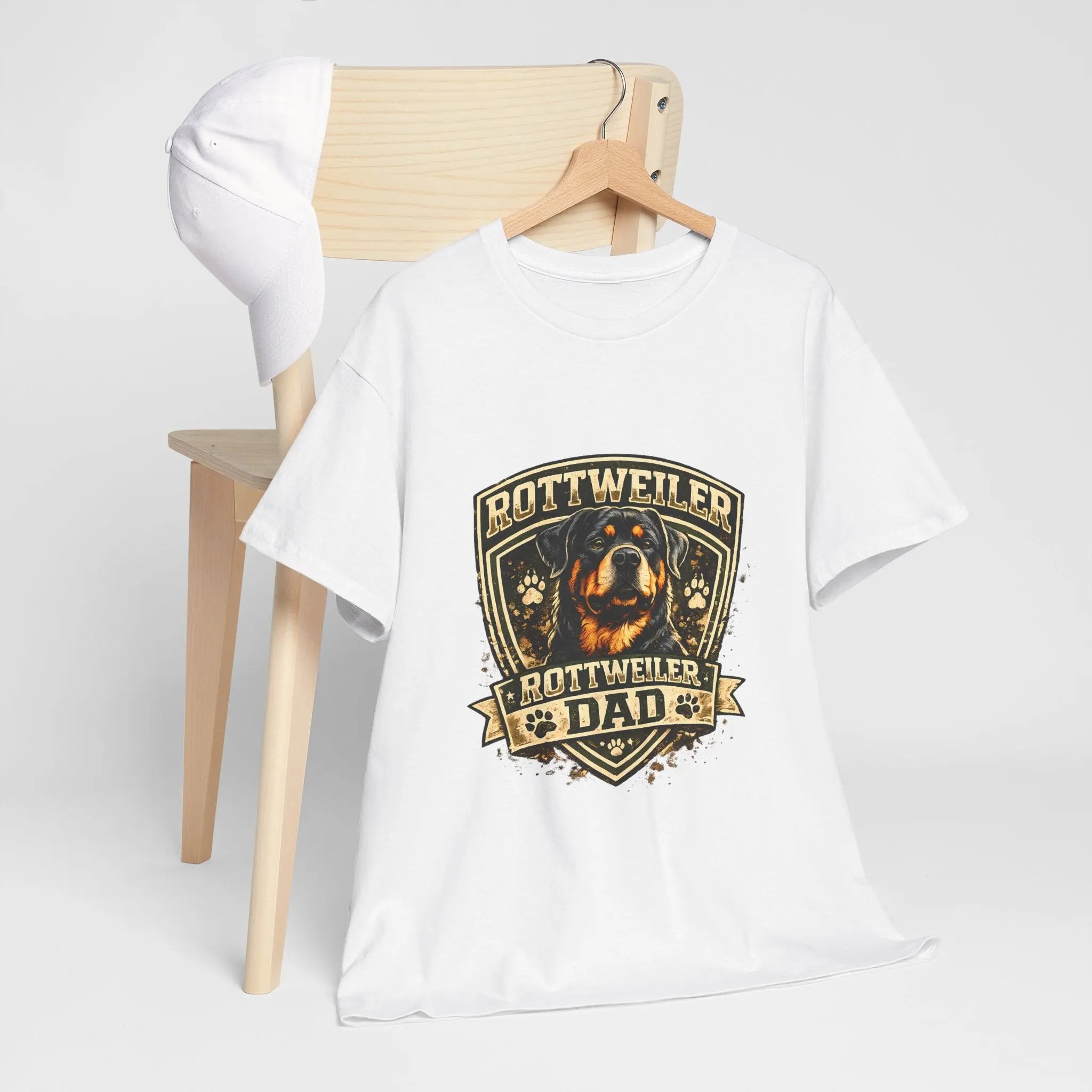 Rottweiler Dad T-Shirt — Proud Rottweiler Owner Tee, Dog Dad Gift