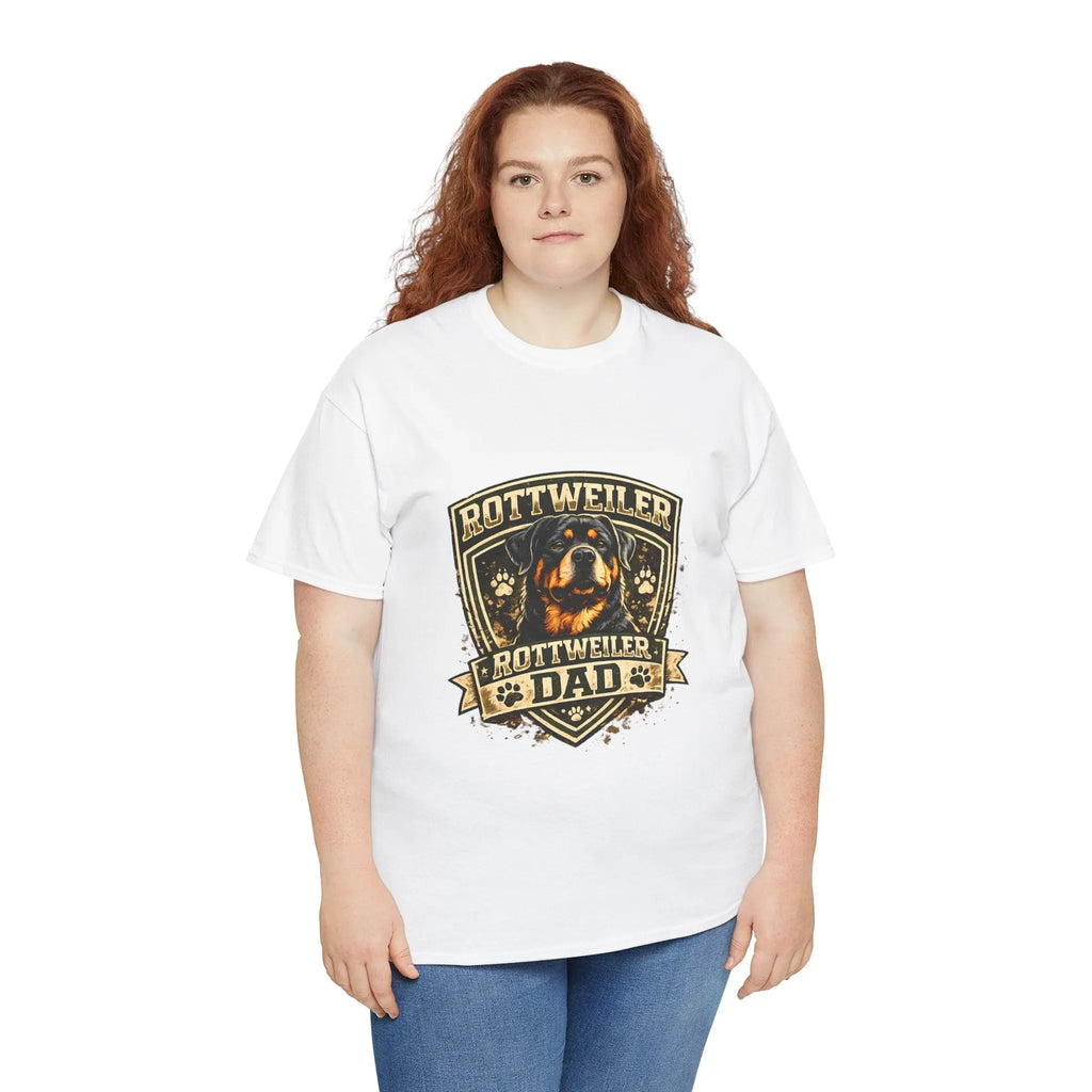 Rottweiler Dad T-Shirt — Proud Rottweiler Owner Tee, Dog Dad Gift