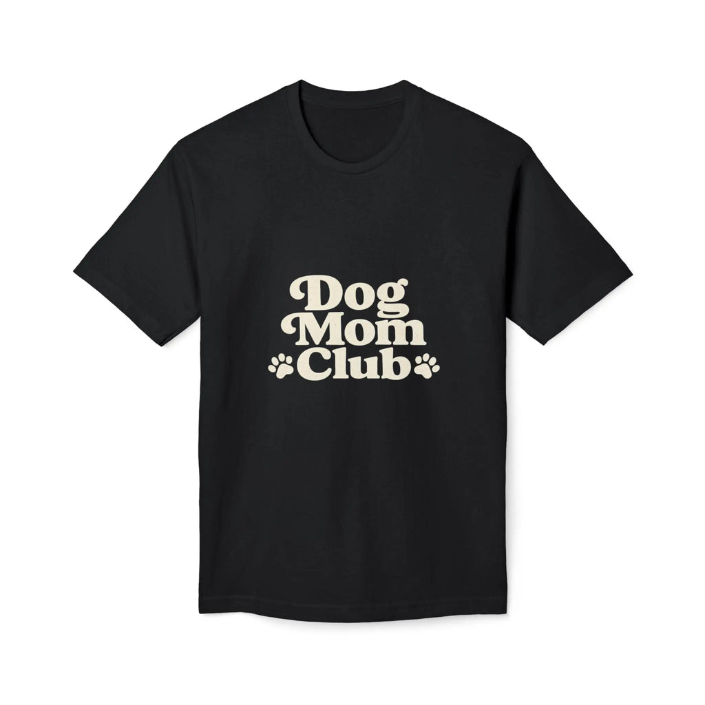 Dog Mom Club T-Shirt — Cute Paw Print Graphic Tee for Dog Lovers Printify