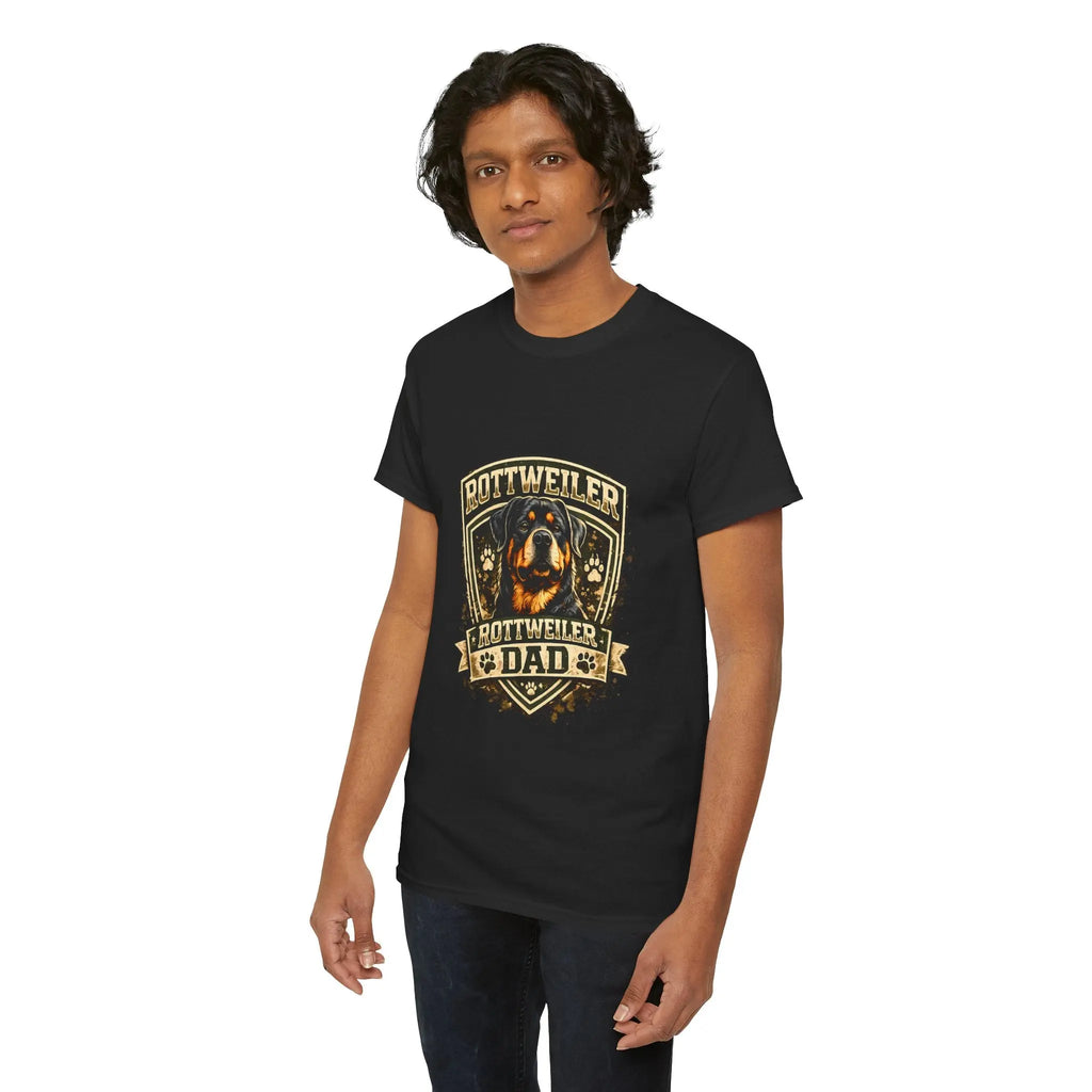 Rottweiler Dad T-Shirt — Proud Rottweiler Owner Tee, Dog Dad Gift