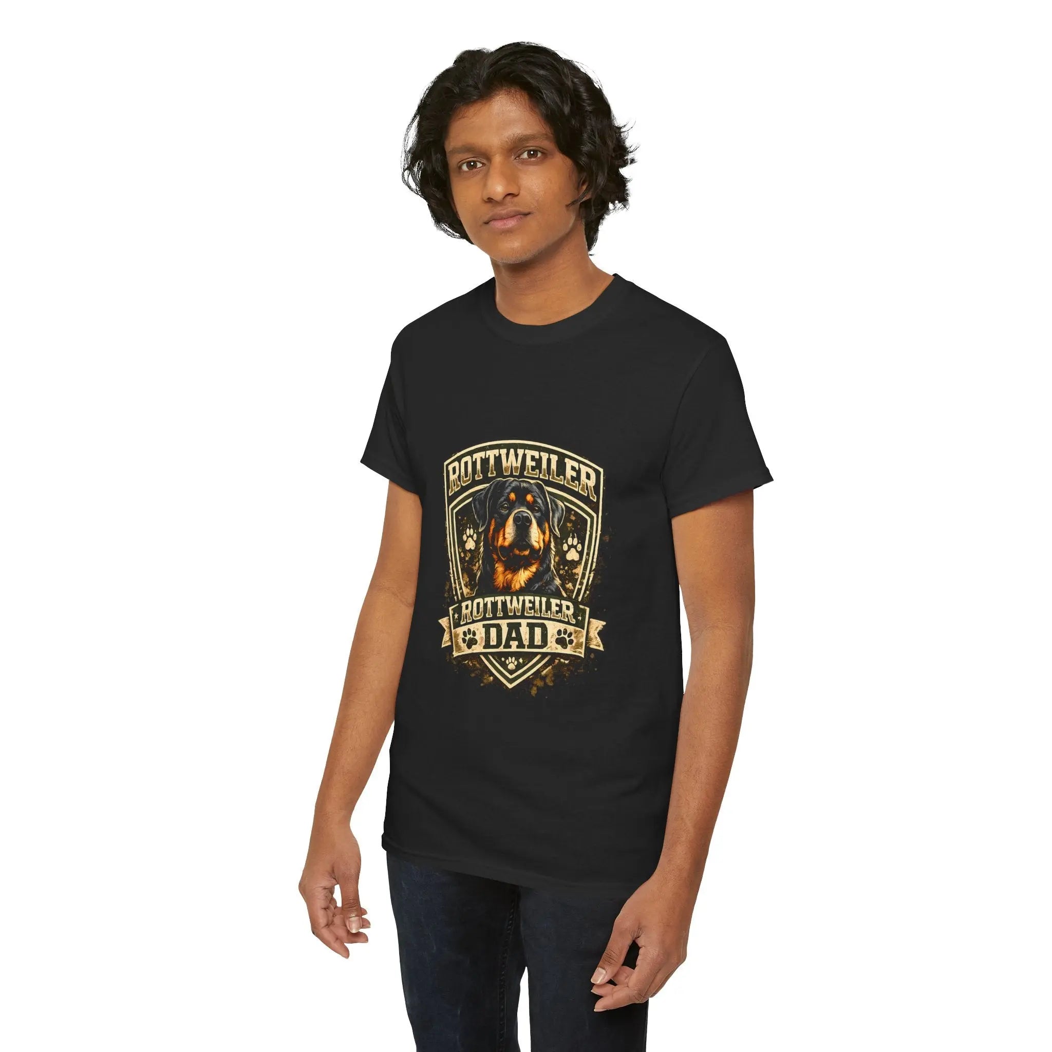 Rottweiler Dad T-Shirt — Proud Rottweiler Owner Tee, Dog Dad Gift