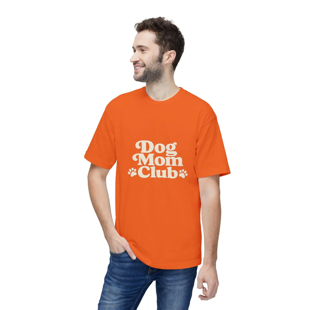 Dog Mom Club T-Shirt — Cute Paw Print Graphic Tee for Dog Lovers Printify