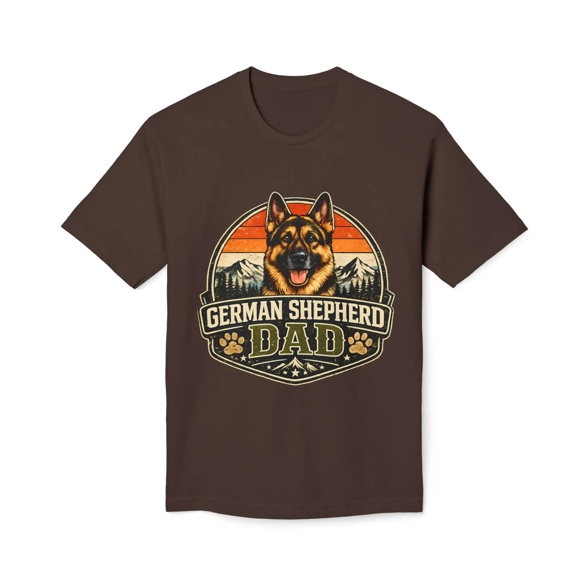 German Shepherd Dad T-Shirt — Vintage Pet Dad Tee