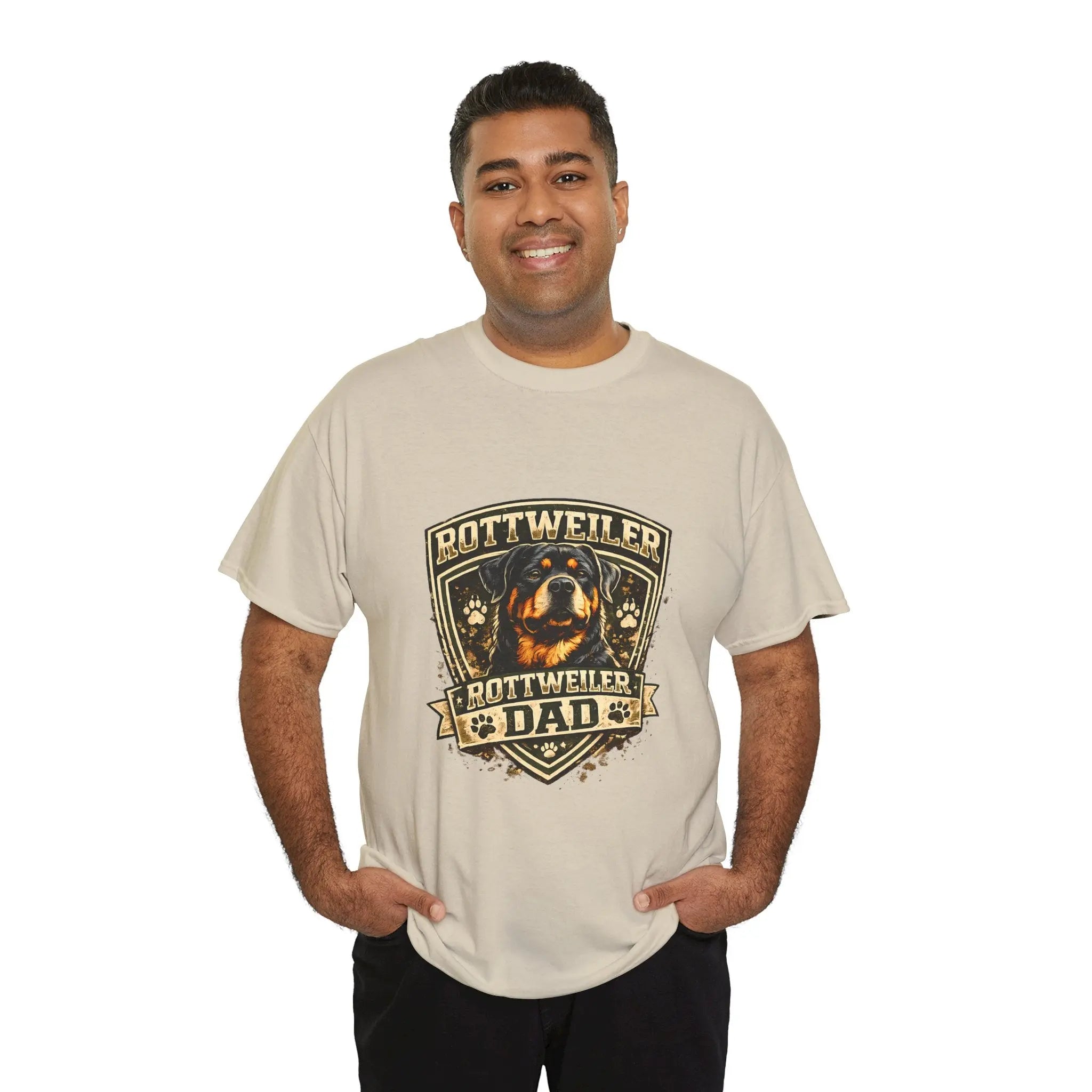 Rottweiler Dad T-Shirt — Proud Rottweiler Owner Tee, Dog Dad Gift