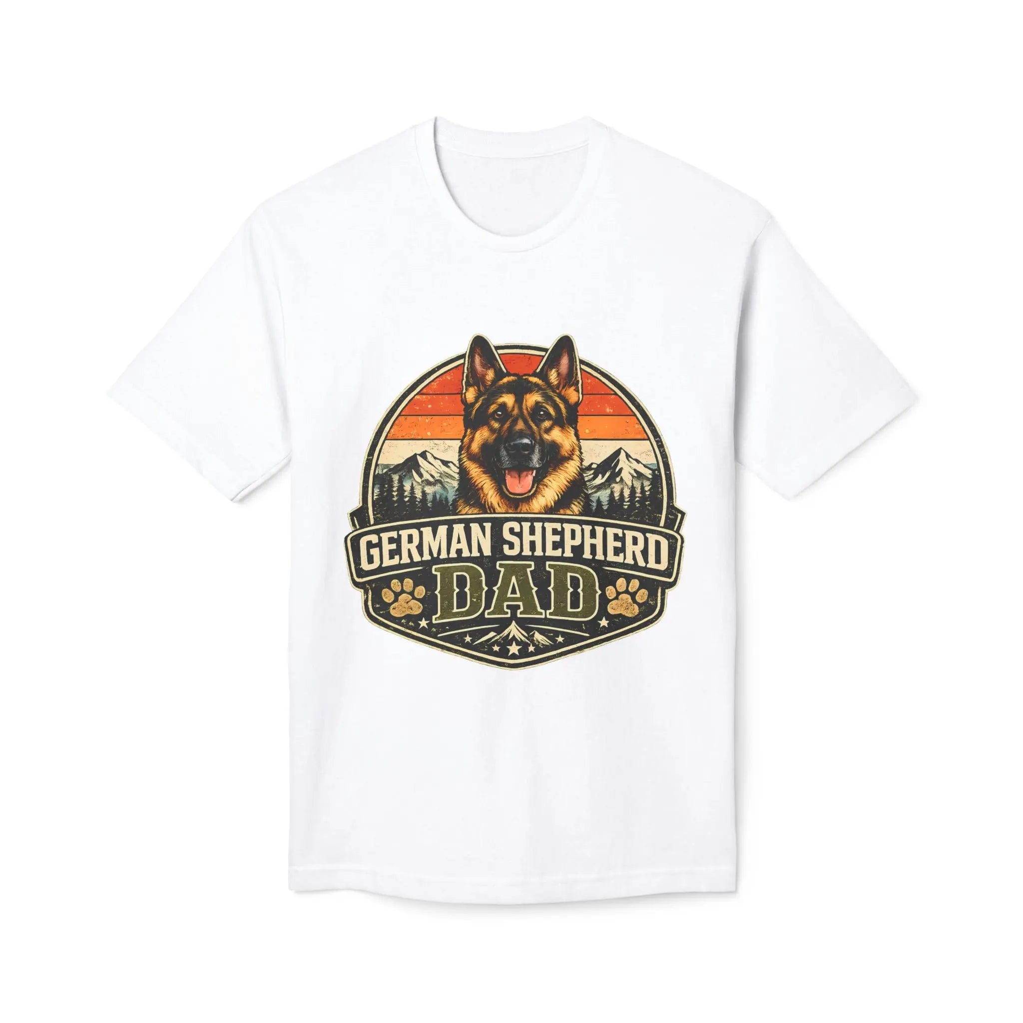 German Shepherd Dad T-Shirt — Vintage Pet Dad Tee
