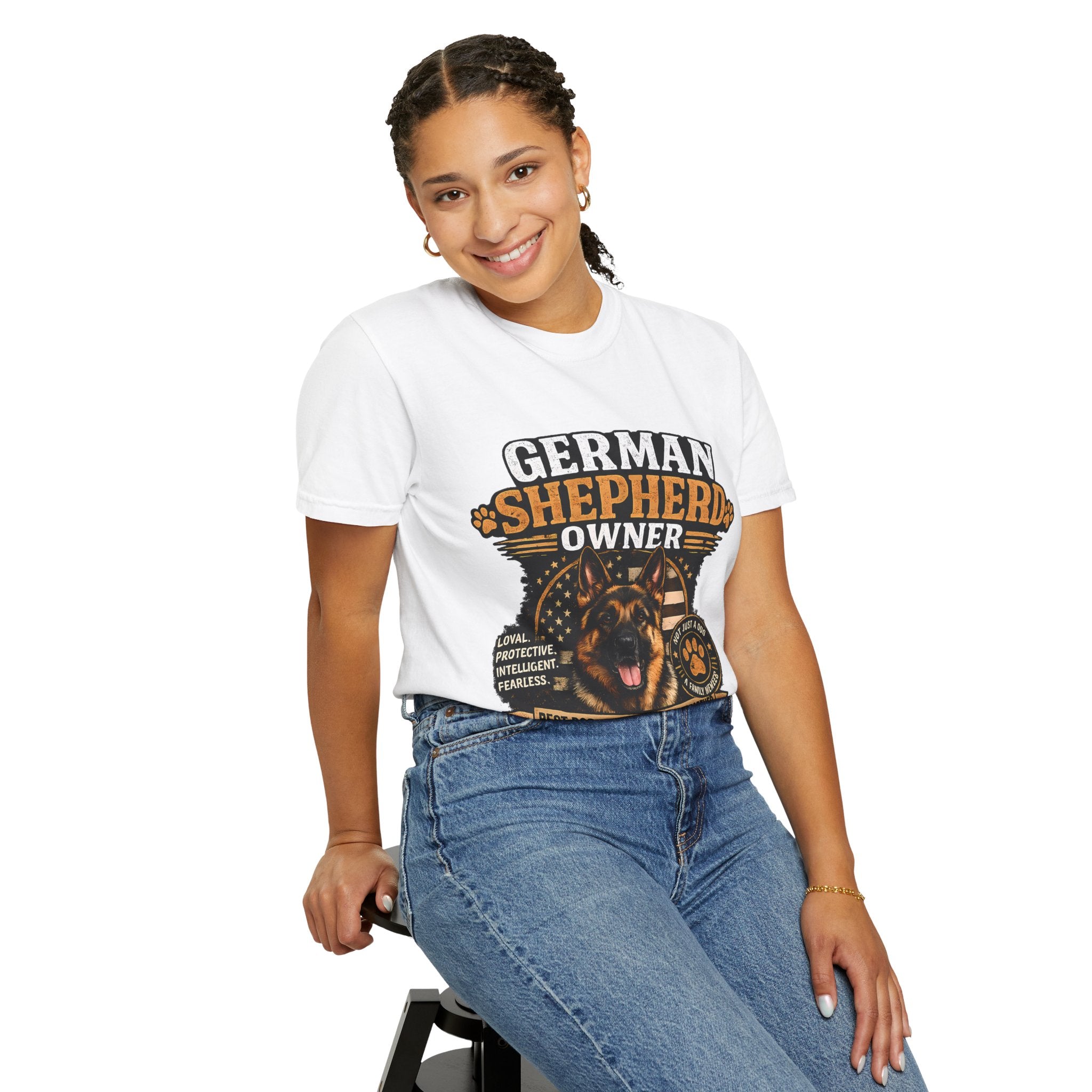 German Shepherd Owner T-Shirt — Proud Dog Dad/Mom Graphic Tee